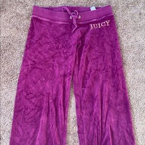 Juicy couture velour pants